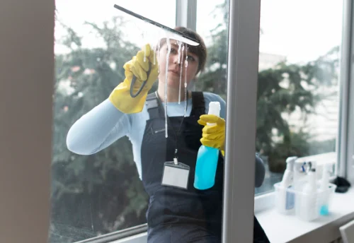 Nettoyage de vitres intérieures et extérieures à Clémont